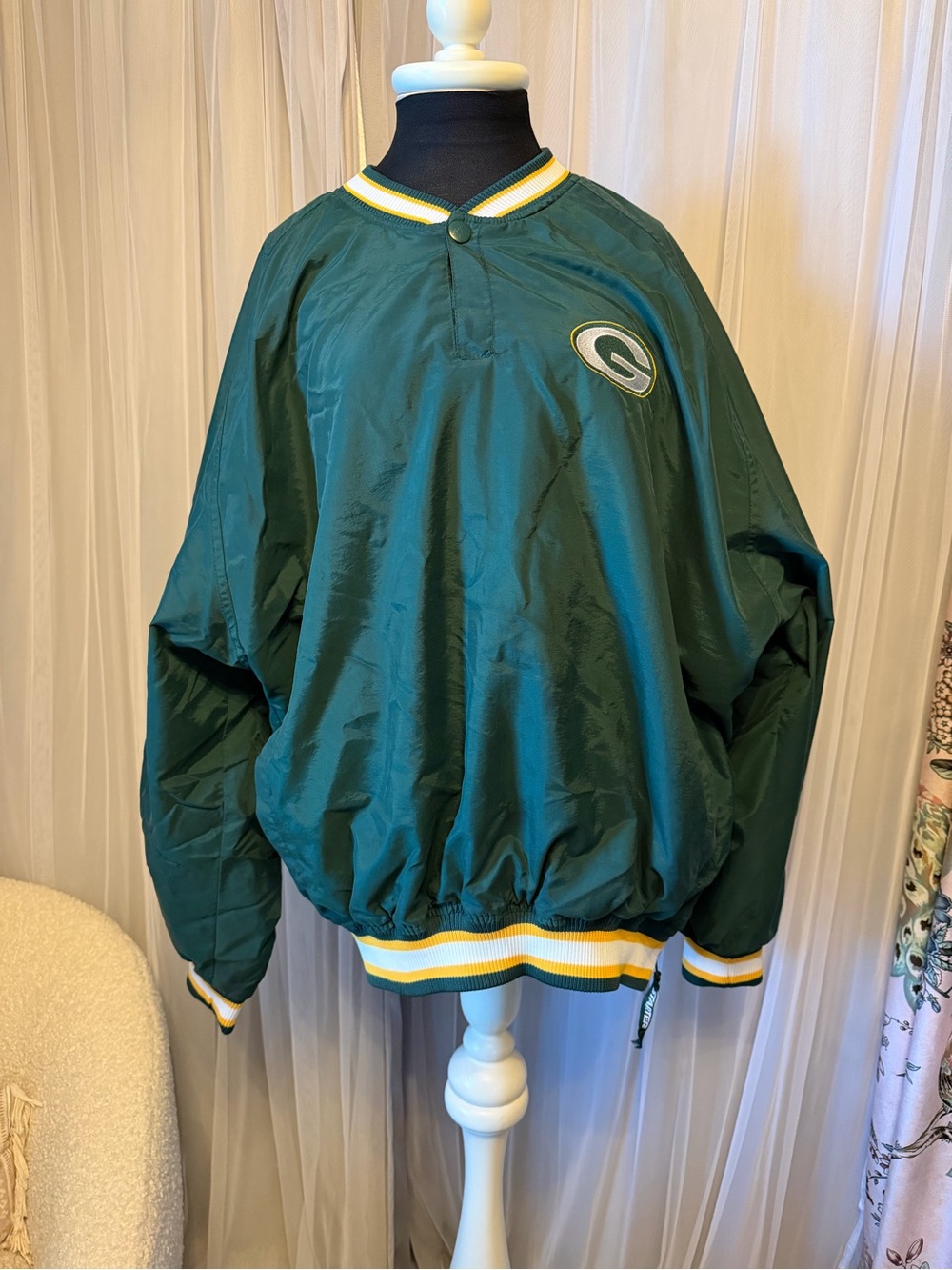 🏈 Vintage 1997 Green Bay Packers Starter NFL Pro Line Pullover Jacket 🏈
